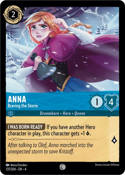 Image for Anna - Braving the Storm (Ursula's Return) (137/204) - Disney Lorcana