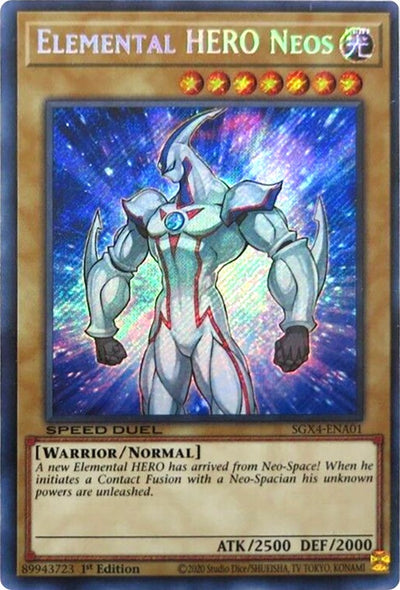 Image for Elemental HERO Neos (Secret Rare) (Speed Duel GX: Midterm Destruction) (SGX4-ENA01) - YuGiOh