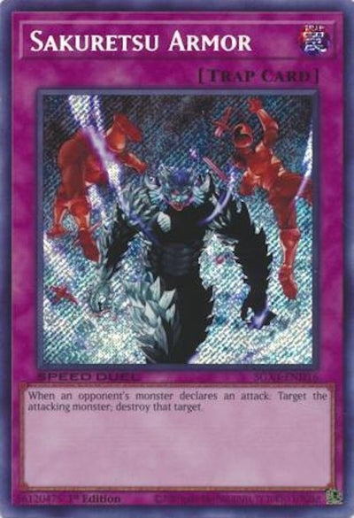 Image for Sakuretsu Armor (Secret Rare) (Speed Duel GX: Midterm Destruction) (SGX4-END16) - YuGiOh