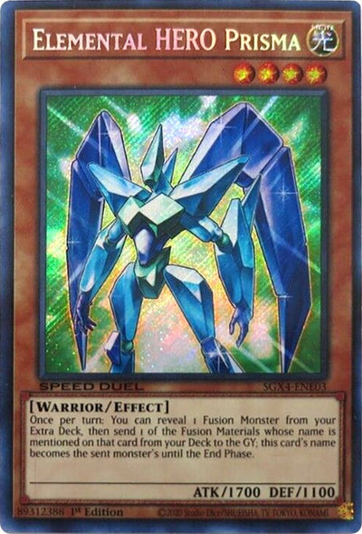 Image for Elemental HERO Prisma (Secret Rare) (Speed Duel GX: Midterm Destruction) (SGX4-ENE03) - YuGiOh