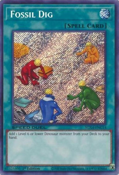 Image for Fossil Dig (Secret Rare) (Speed Duel GX: Midterm Destruction) (SGX4-ENC14) - YuGiOh