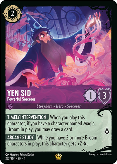 Image for Yen Sid - Powerful Sorcerer (223/204) (Illumineer's Quest: Deep Trouble) (223/204) - Disney Lorcana