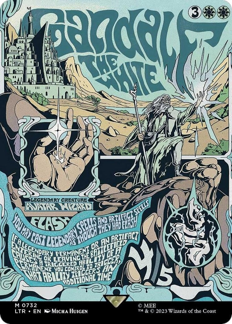 Gandalf the White (Borderless Poster) (Universes Beyond: The Lord of the Rings: Tales of Middle-earth) (732)