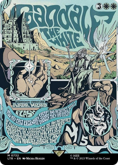 Gandalf the White (Borderless Poster) (Universes Beyond: The Lord of the Rings: Tales of Middle-earth) (732)