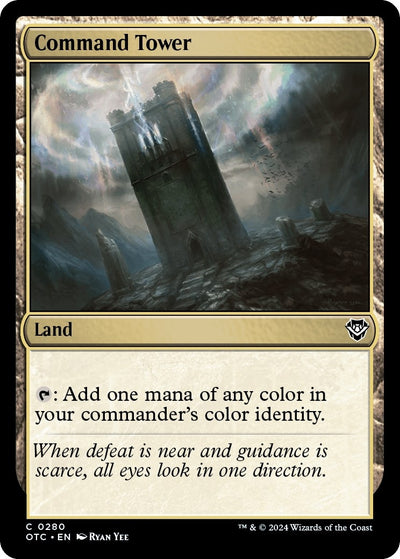 Image for Command Tower (Commander: Outlaws of Thunder Junction) (280) - Magic: The Gathering