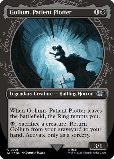 Gollum, Patient Plotter (Showcase) (Surge Foil) (Universes Beyond: The Lord of the Rings: Tales of Middle-earth) (801)