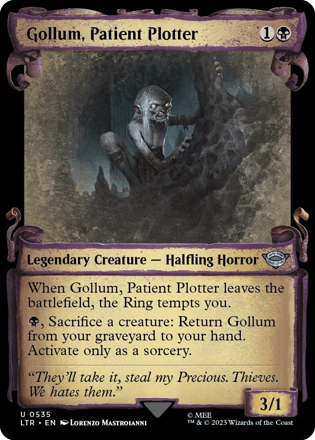 Gollum, Patient Plotter (Showcase Scrolls) (Universes Beyond: The Lord of the Rings: Tales of Middle-earth) (535)