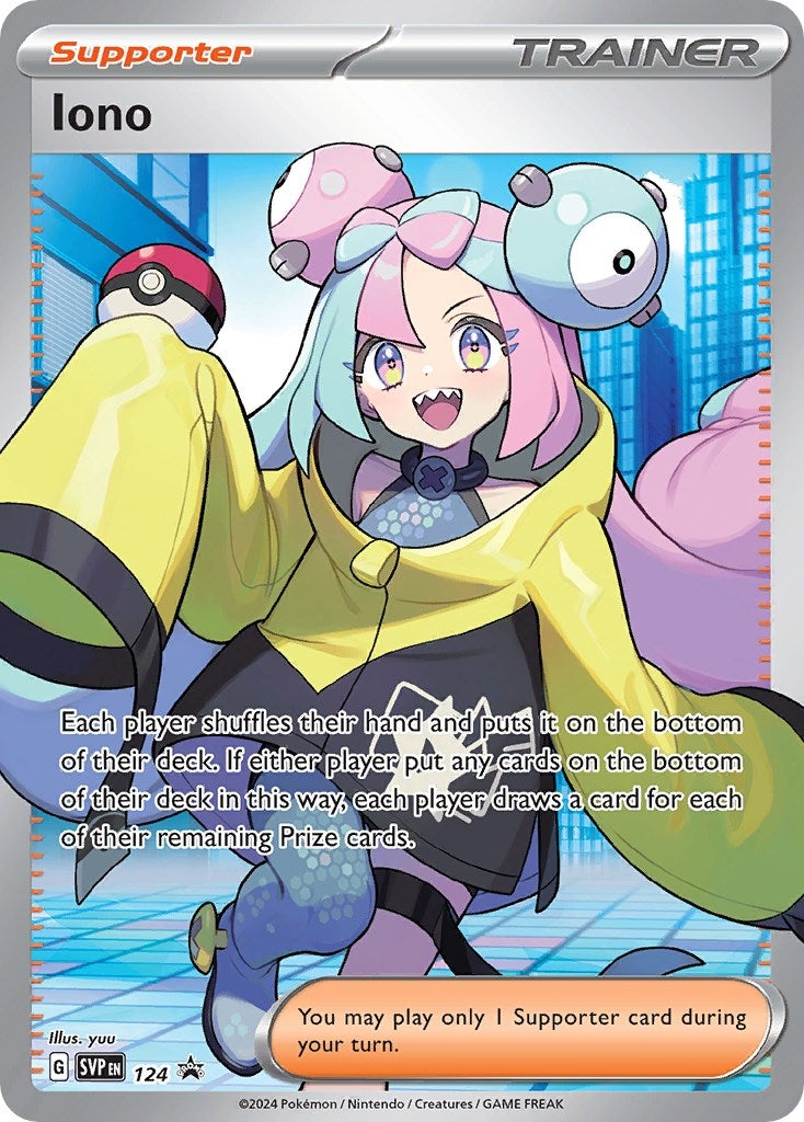Image for Iono - 124 (SV: Scarlet & Violet Promo Cards) (124) - Pokemon