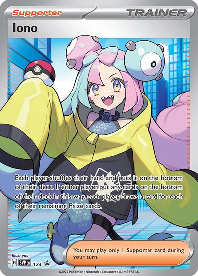 Image for Iono - 124 (SV: Scarlet & Violet Promo Cards) (124) - Pokemon