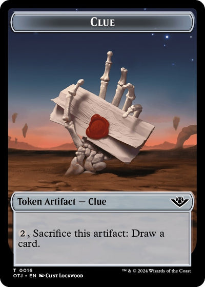 Image for Clue Token (Outlaws of Thunder Junction) (16) - Magic: The Gathering