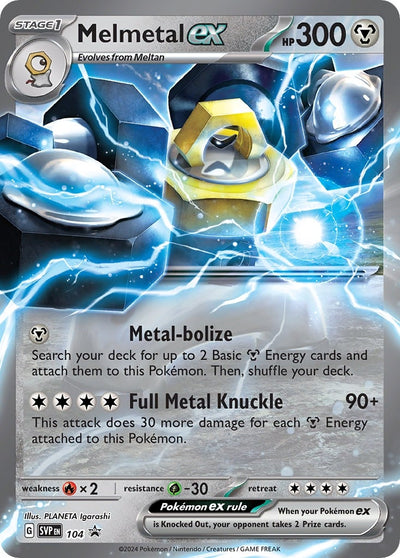 Image for Melmetal ex - 104 (SV: Scarlet & Violet Promo Cards) (104) - Pokemon