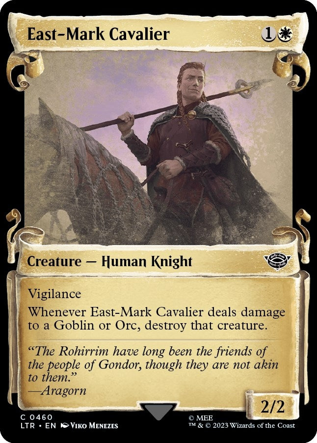 East-Mark Cavalier (Showcase Scrolls) (Universes Beyond: The Lord of the Rings: Tales of Middle-earth) (460)