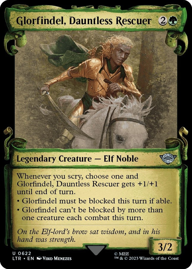 Glorfindel, Dauntless Rescuer (Showcase Scrolls) (Universes Beyond: The Lord of the Rings: Tales of Middle-earth) (622)