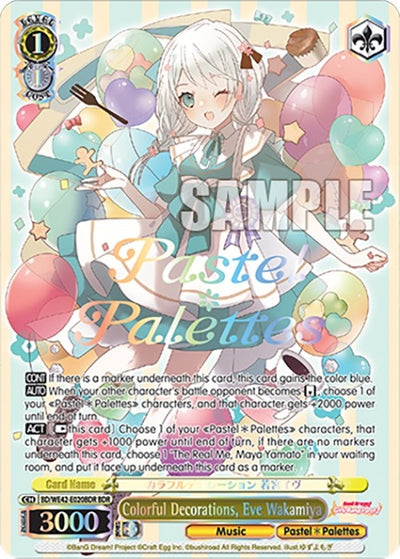Image for Colorful Decorations, Eve Wakamiya (BDR) (BanG Dream! Girls Band Party! Countdown Collection Premium Booster) (BD/WE42-E020BDR BDR) - Weiss Schwarz