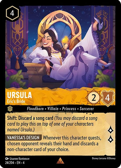 Image for Ursula - Eric's Bride (Ursula's Return) (24/204) - Disney Lorcana