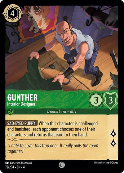 Image for Gunther - Interior Designer (Ursula's Return) (72/204) - Disney Lorcana