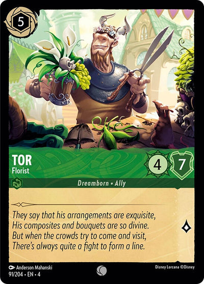 Image for Tor - Florist (Ursula's Return) (91/204) - Disney Lorcana