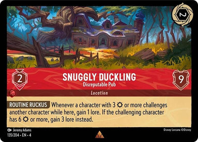 Image for Snuggly Duckling - Disreputable Pub (Ursula's Return) (135/204) - Disney Lorcana