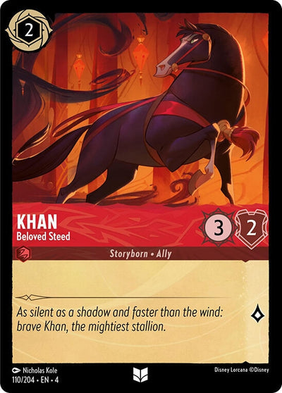 Image for Khan - Beloved Steed (Ursula's Return) (110/204) - Disney Lorcana