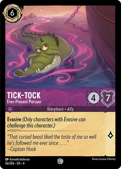 Image for Tick-Tock - Ever-Present Pursuer (Ursula's Return) (56/204) - Disney Lorcana