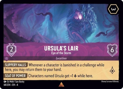 Image for Ursula's Lair - Eye of the Storm (Ursula's Return) (68/204) - Disney Lorcana