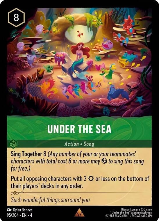 Image for Under the Sea (Ursula's Return) (95/204) - Disney Lorcana