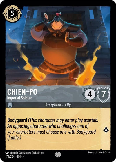 Image for Chien-Po - Imperial Soldier (Ursula's Return) (178/204) - Disney Lorcana