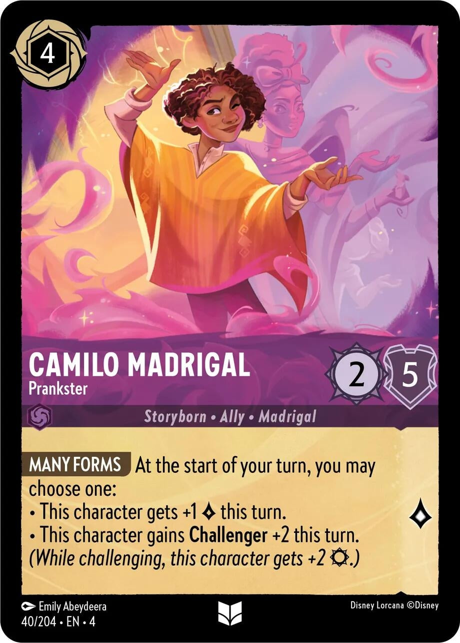 Image for Camilo Madrigal - Prankster (Ursula's Return) (40/204) - Disney Lorcana