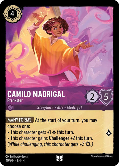 Image for Camilo Madrigal - Prankster (Ursula's Return) (40/204) - Disney Lorcana