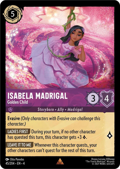 Image for Isabela Madrigal - Golden Child (Ursula's Return) (45/204) - Disney Lorcana