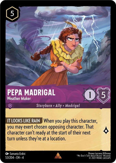 Image for Pepa Madrigal - Weather Maker (Ursula's Return) (53/204) - Disney Lorcana