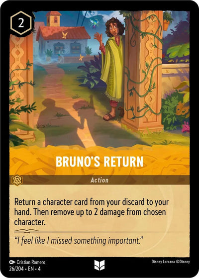 Image for Bruno's Return (Ursula's Return) (26/204) - Disney Lorcana