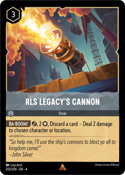Image for RLS Legacy's Cannon (Ursula's Return) (202/204) - Disney Lorcana