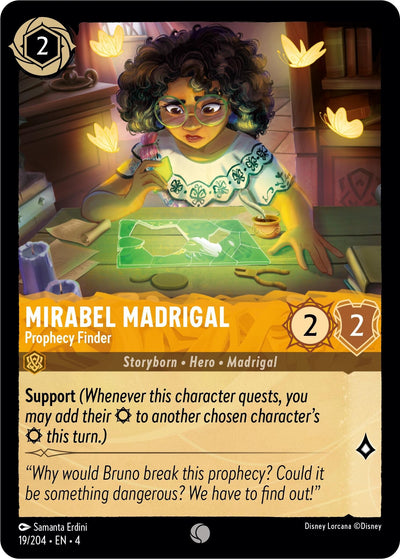 Image for Mirabel Madrigal - Prophecy Finder (Ursula's Return) (19/204) - Disney Lorcana