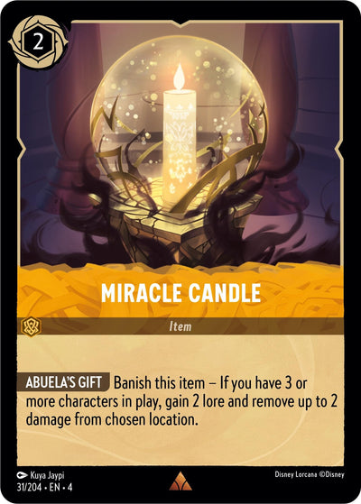 Image for Miracle Candle (Ursula's Return) (31/204) - Disney Lorcana