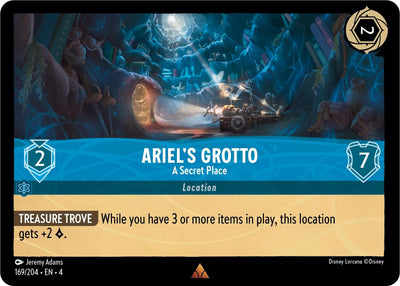 Image for Ariel's Grotto - A Secret Place (Ursula's Return) (169/204) - Disney Lorcana