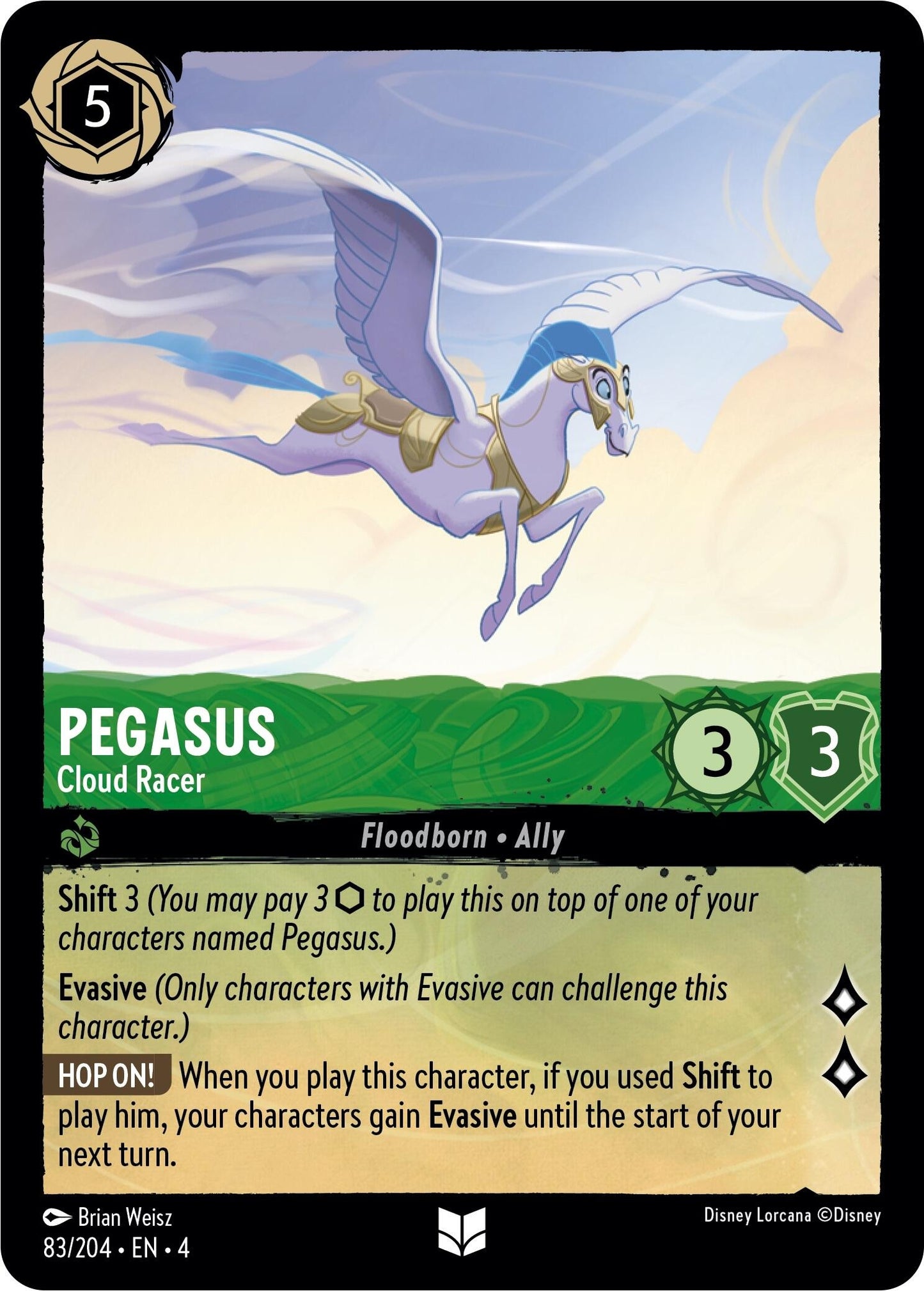 Image for Pegasus - Cloud Racer (Ursula's Return) (83/204) - Disney Lorcana