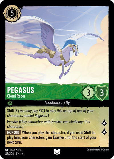 Image for Pegasus - Cloud Racer (Ursula's Return) (83/204) - Disney Lorcana
