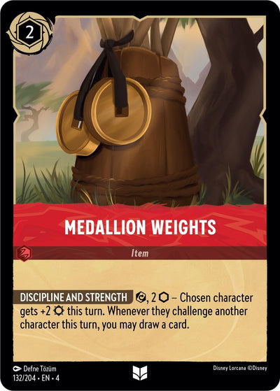 Image for Medallion Weights (Ursula's Return) (132/204) - Disney Lorcana