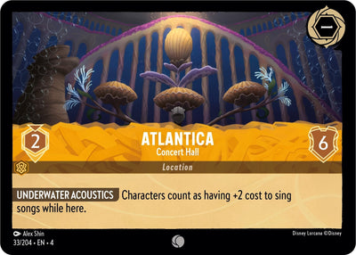 Image for Atlantica - Concert Hall (Ursula's Return) (33/204) - Disney Lorcana