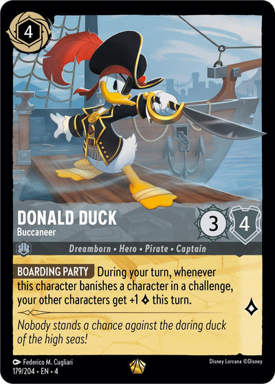 Image for Donald Duck - Buccaneer (Ursula's Return) (179/204) - Disney Lorcana