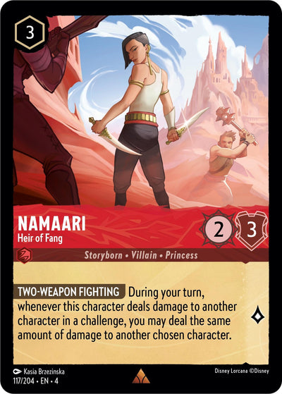 Image for Namaari - Heir of Fang (Ursula's Return) (117/204) - Disney Lorcana