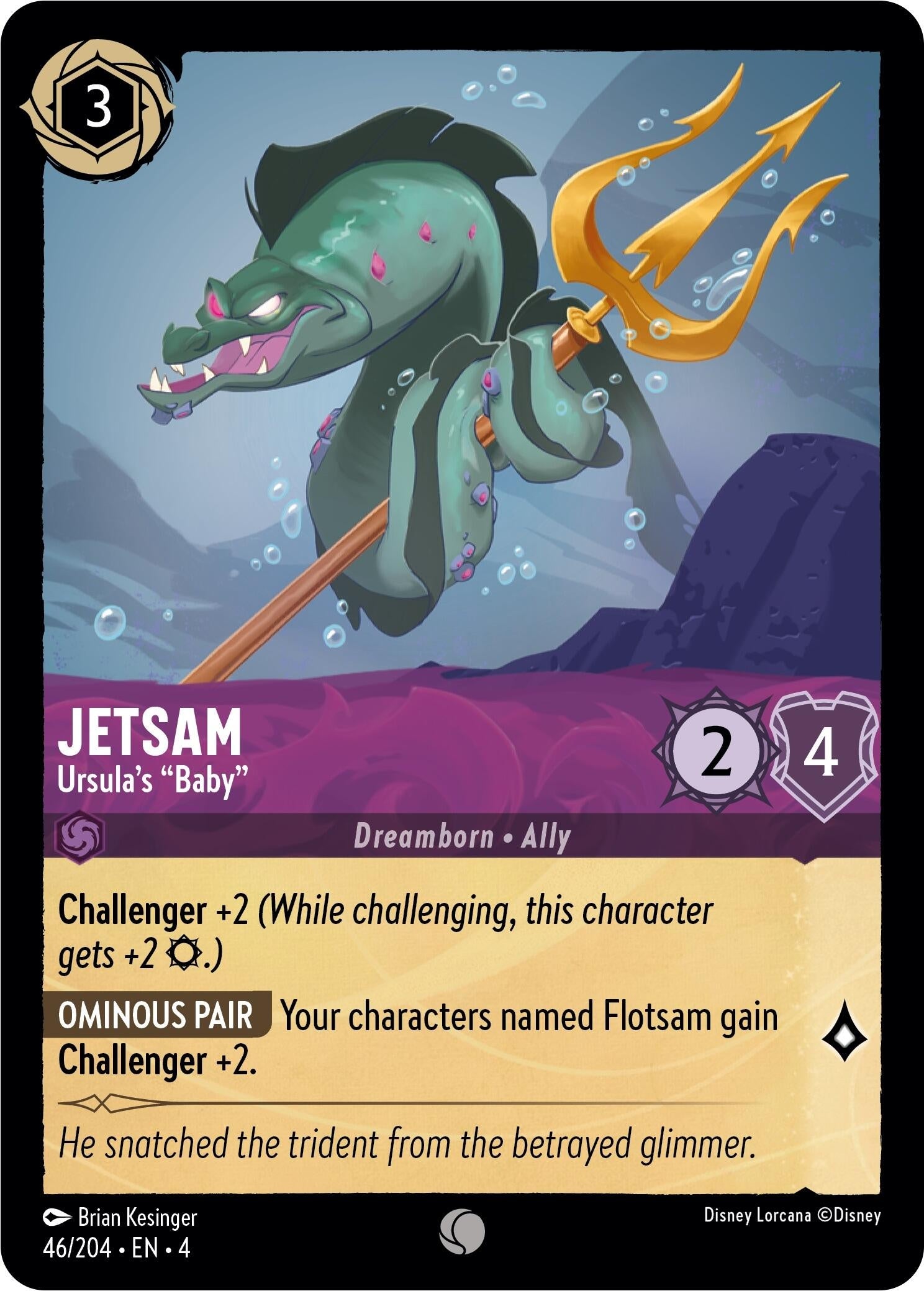 Image for Jetsam - Ursula's "Baby" (Ursula's Return) (46/204) - Disney Lorcana