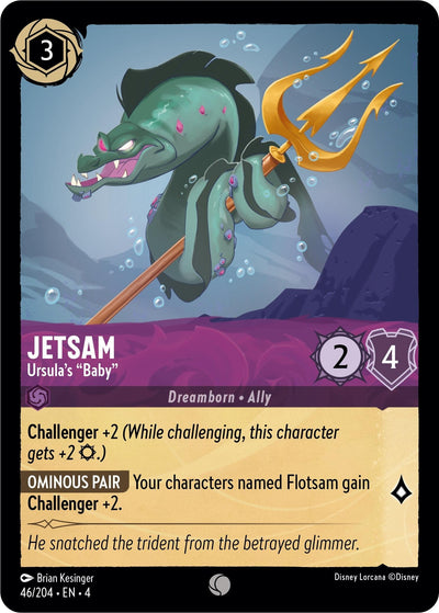 Image for Jetsam - Ursula's "Baby" (Ursula's Return) (46/204) - Disney Lorcana