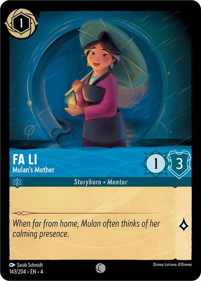 Image for Fa Li - Mulan's Mother (Ursula's Return) (143/204) - Disney Lorcana