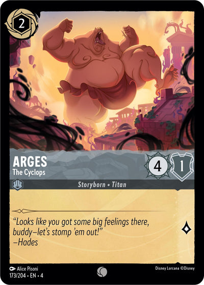Image for Arges - The Cyclops (Ursula's Return) (173/204) - Disney Lorcana