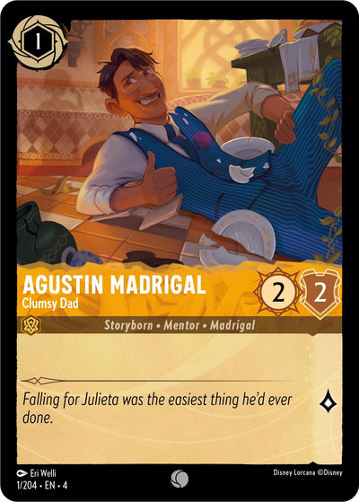 Image for Agustin Madrigal - Clumsy Dad (Ursula's Return) (1/204) - Disney Lorcana