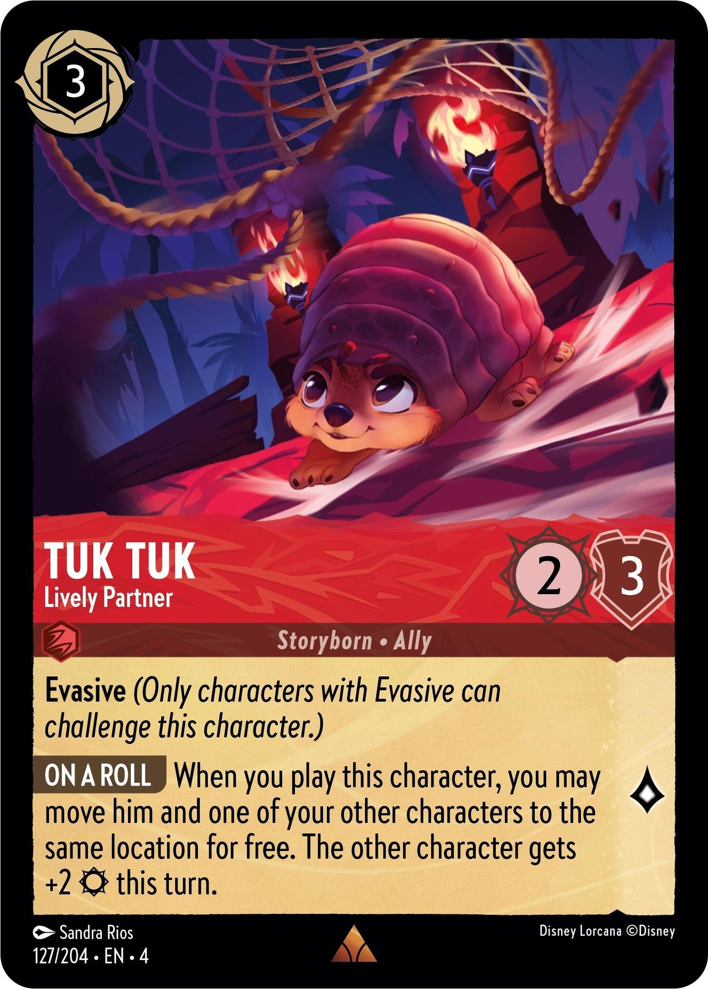Image for Tuk Tuk - Lively Partner (Ursula's Return) (127/204) - Disney Lorcana