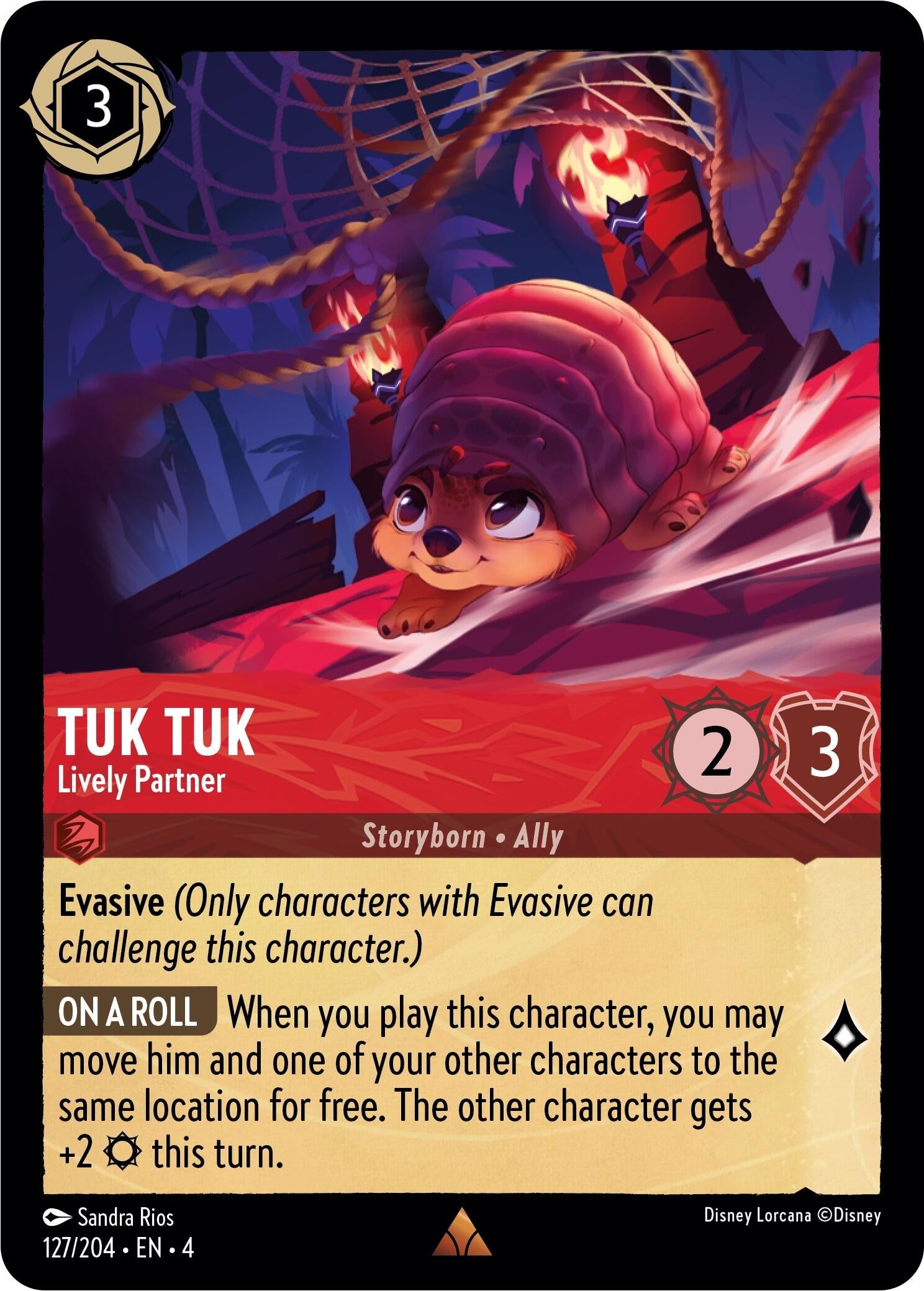 Image for Tuk Tuk - Lively Partner (Ursula's Return) (127/204) - Disney Lorcana
