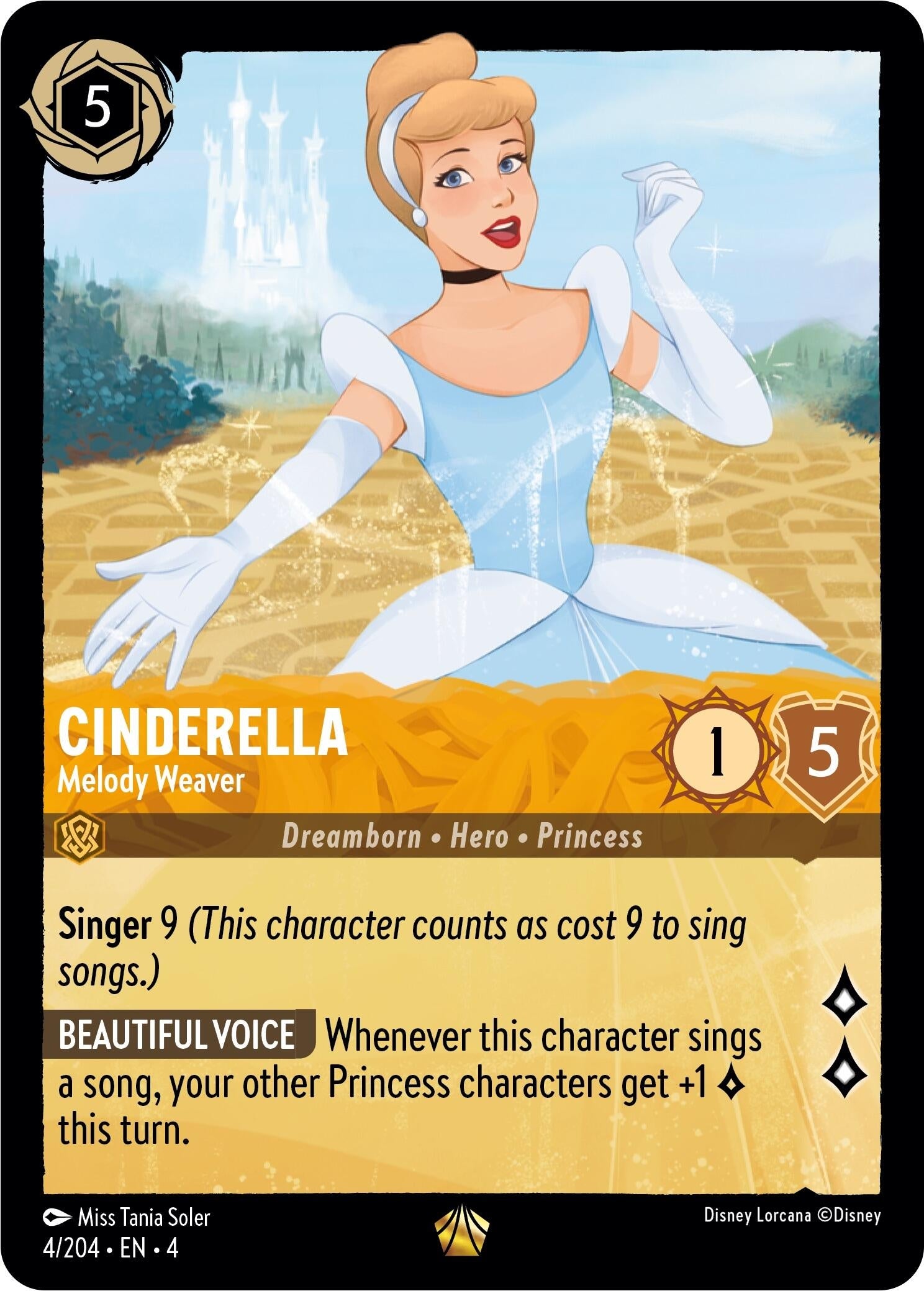 Image for Cinderella - Melody Weaver (Ursula's Return) (4/204) - Disney Lorcana